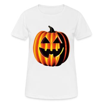 Calabaza - Camiseta mujer transpirable - blanco - delante - AI Model Female 172 dark (172cm)