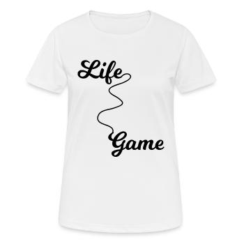 Game Gaming PC - Frauen T-Shirt atmungsaktiv - Weiß - Vorne - AI Model Female 172 dark (172cm)