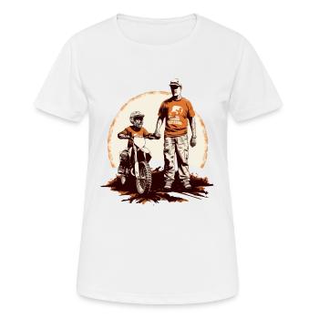 Dad memories - Women's Breathable T-Shirt - white - Front - AI Model Female 172 dark (172cm)