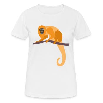 Wildtiere - Frauen T-Shirt atmungsaktiv - Weiß - Vorne - AI Model Female 172 dark (172cm)