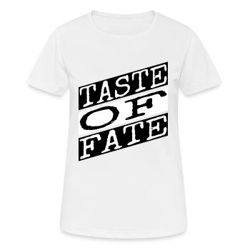 Naviguer dans le destin Citations d’art culinaire cool - T-shirt respirant Femme - blanc - Devant - AI Model Female 172 dark (172cm)