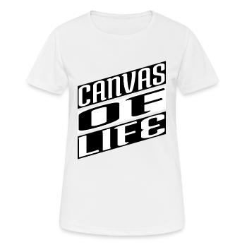 Expression bday expression verbale cadeau d’anniversaire - T-shirt respirant Femme - blanc - Devant - AI Model Female 172 dark (172cm)