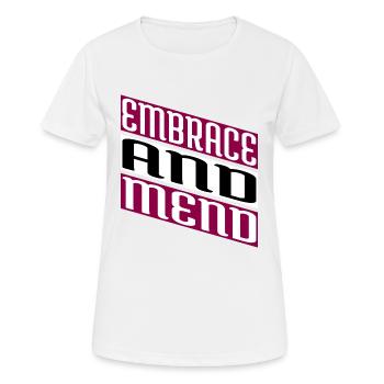 cadeau de guérison spirituelle guérison émotionnelle - T-shirt respirant Femme - blanc - Devant - AI Model Female 172 dark (172cm)