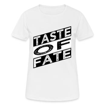 Citations géniales de l’art culinaire Bday Joke - T-shirt respirant Femme - blanc - Devant - AI Model Female 172 dark (172cm)