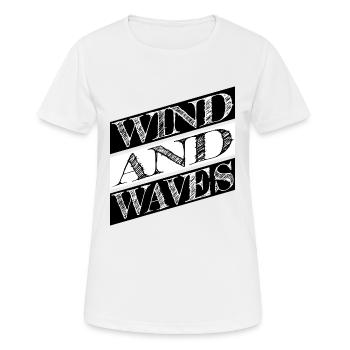 Activités nautiques extrêmes génial - T-shirt respirant Femme - blanc - Devant - AI Model Female 172 dark (172cm)