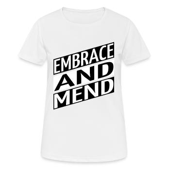 emotional well-being support and encouragement - Women's Breathable T-Shirt - white - Front - AI Model Female 172 dark (172cm)