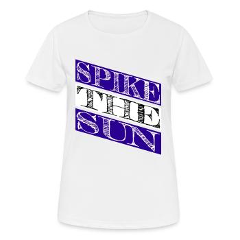 sayings beach volleyball matches - Frauen T-Shirt atmungsaktiv - Weiß - Vorne - AI Model Female 172 dark (172cm)