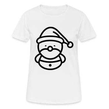 Snowman - Women's Breathable T-Shirt - white - Front - AI Model Female 172 dark (172cm)