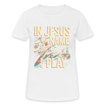 Rhythm for faith - Women's Breathable T-Shirt - white - Front - AI Model Female 172 dark (172cm)