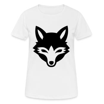 renard - T-shirt respirant Femme - blanc - Devant - AI Model Female 172 dark (172cm)