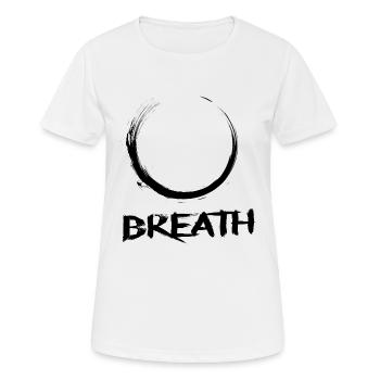 Mantra Om Meditation Buddhismus Zen Yoga Geschenk - Frauen T-Shirt atmungsaktiv - Weiß - Vorne - AI Model Female 172 dark (172cm)