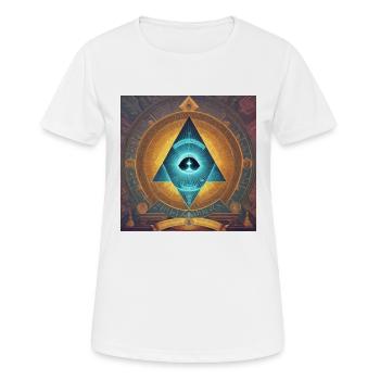 Visualize - Women's Breathable T-Shirt - white - Front - AI Model Female 172 dark (172cm)