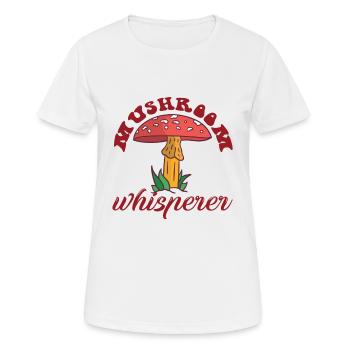 Cueilleurs de champignons et amis champignons - T-shirt respirant Femme - blanc - Devant - AI Model Female 172 dark (172cm)