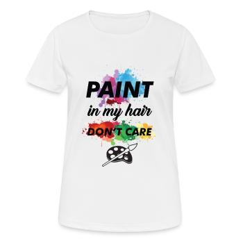Maler und Lackierer, der Beste und Nervigste Beruf - Frauen T-Shirt atmungsaktiv - Weiß - Vorne - AI Model Female 172 dark (172cm)