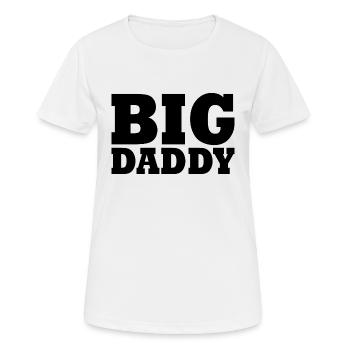 BIG DADDY - Frauen T-Shirt atmungsaktiv - Weiß - Vorne - AI Model Female 172 dark (172cm)