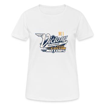 Course de la Victoire - T-shirt respirant Femme - blanc - Devant - AI Model Female 172 dark (172cm)