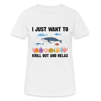 Marine Nature Marine Biologist Marine Marine Biology Ocean - Women's Breathable T-Shirt - white - Front - AI Model Female 172 dark (172cm)