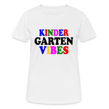kindergarten vibes - T-shirt respirant Femme - blanc - Devant - AI Model Female 172 dark (172cm)