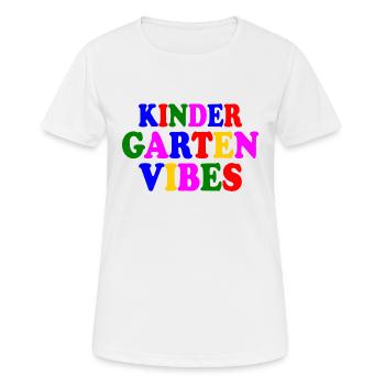 kindergarten vibes - T-shirt respirant Femme - blanc - Devant - AI Model Female 172 dark (172cm)