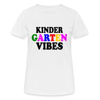 kindergarten vibes - T-shirt respirant Femme - blanc - Devant - AI Model Female 172 dark (172cm)