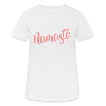 Namaste - Women's Breathable T-Shirt - white - Front - AI Model Female 172 dark (172cm)