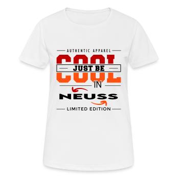 Neuss Meine Stadt Cool I Love Reise Tour - Frauen T-Shirt atmungsaktiv - Weiß - Vorne - AI Model Female 172 dark (172cm)