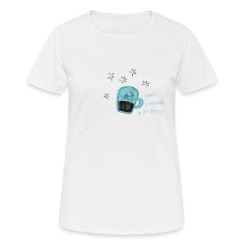 Oups une licorne dans ma tasse - T-shirt respirant Femme - blanc - Devant - AI Model Female 172 dark (172cm)