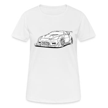 JDM - Women's Breathable T-Shirt - white - Front - AI Model Female 172 dark (172cm)
