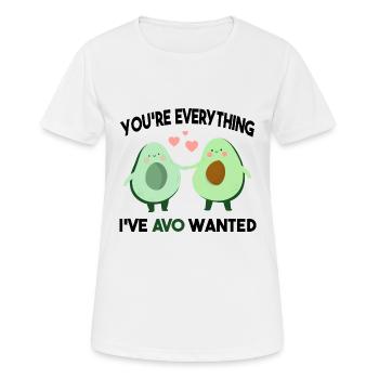 You're Everything I've AVO Wanted - T-shirt respirant Femme - blanc - Devant - AI Model Female 172 dark (172cm)