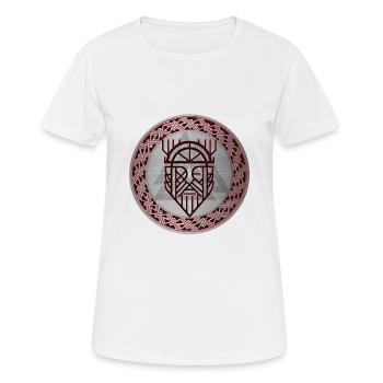 Valknut Vikings Odin Thor Symboles celtiques païens - T-shirt respirant Femme - blanc - Devant - AI Model Female 172 dark (172cm)