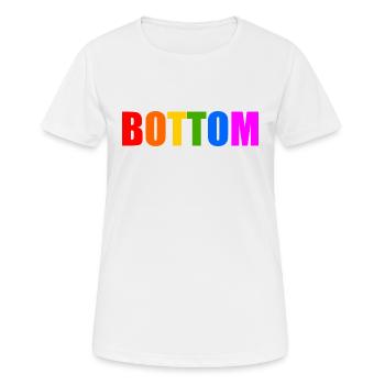 Bottom - Women's Breathable T-Shirt - white - Front - AI Model Female 172 dark (172cm)