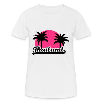 Thailand - T-shirt respirant Femme - blanc - Devant - AI Model Female 172 dark (172cm)
