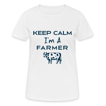 Agriculture | Farmer | Farm | Peasant - Women's Breathable T-Shirt - white - Front - AI Model Female 172 dark (172cm)
