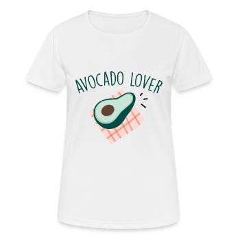Avocado-Liebhaber | Rechtsanwalt - Frauen T-Shirt atmungsaktiv - Weiß - Vorne - AI Model Female 172 dark (172cm)