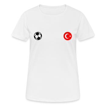 Turquie - T-shirt respirant Femme - blanc - Devant - AI Model Female 172 dark (172cm)