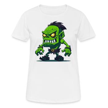 Totem des Zombies - Frauen T-Shirt atmungsaktiv - Weiß - Vorne - AI Model Female 172 dark (172cm)