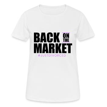 Divorce Separation Divorce Party - Women's Breathable T-Shirt - white - Front - AI Model Female 172 dark (172cm)