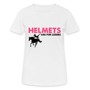 Conception de voûte et conception de chevaux de voûte - T-shirt respirant Femme - blanc - Devant - AI Model Female 172 dark (172cm)