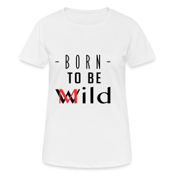 Geboren, um mild zu sein - Frauen T-Shirt atmungsaktiv - Weiß - Vorne - AI Model Female 172 dark (172cm)