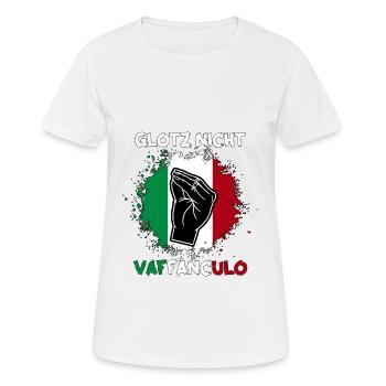 Italien Italiener Vaffanculo - Frauen T-Shirt atmungsaktiv - Weiß - Vorne - AI Model Female 172 dark (172cm)