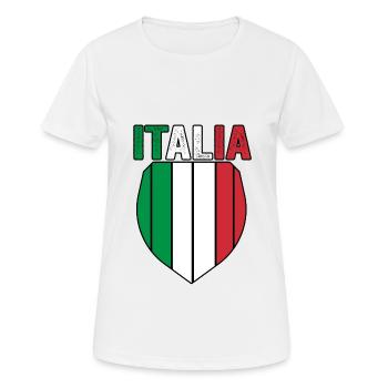 Italie Italien Italien Italie - T-shirt respirant Femme - blanc - Devant - AI Model Female 172 dark (172cm)