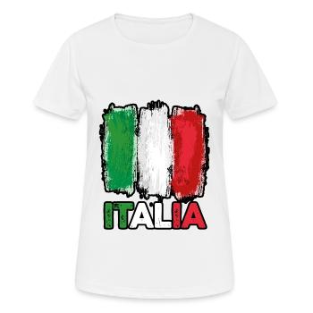 Italie Italien Italien Italie - T-shirt respirant Femme - blanc - Devant - AI Model Female 172 dark (172cm)