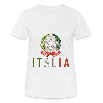 Italie Italien Italien Italie - T-shirt respirant Femme - blanc - Devant - AI Model Female 172 dark (172cm)