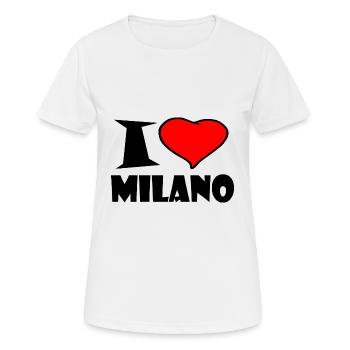 Milano - Women's Breathable T-Shirt - white - Front - AI Model Female 172 dark (172cm)