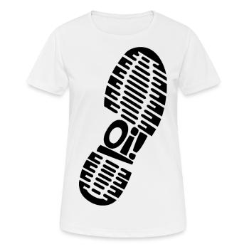 Oi! mes bottes! - T-shirt respirant Femme - blanc - Devant - AI Model Female 172 dark (172cm)