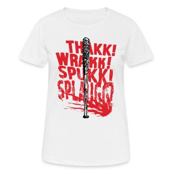 zombies - T-shirt respirant Femme - blanc - Devant - AI Model Female 172 dark (172cm)