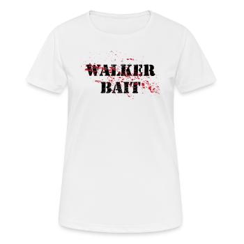 Zombies Walker Bait - Frauen T-Shirt atmungsaktiv - Weiß - Vorne - AI Model Female 172 dark (172cm)