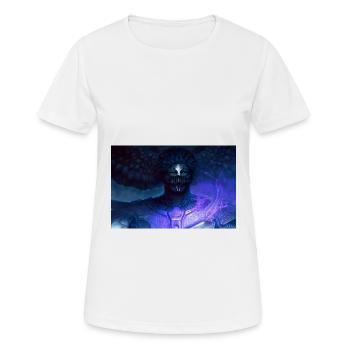 Dämon - Frauen T-Shirt atmungsaktiv - Weiß - Vorne - AI Model Female 172 dark (172cm)