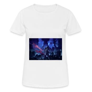Le cimetière - T-shirt respirant Femme - blanc - Devant - AI Model Female 172 dark (172cm)