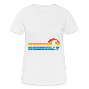 Skateboarder Skateboard Skater Skate Skateing - Women's Breathable T-Shirt - white - Front - AI Model Female 172 dark (172cm)